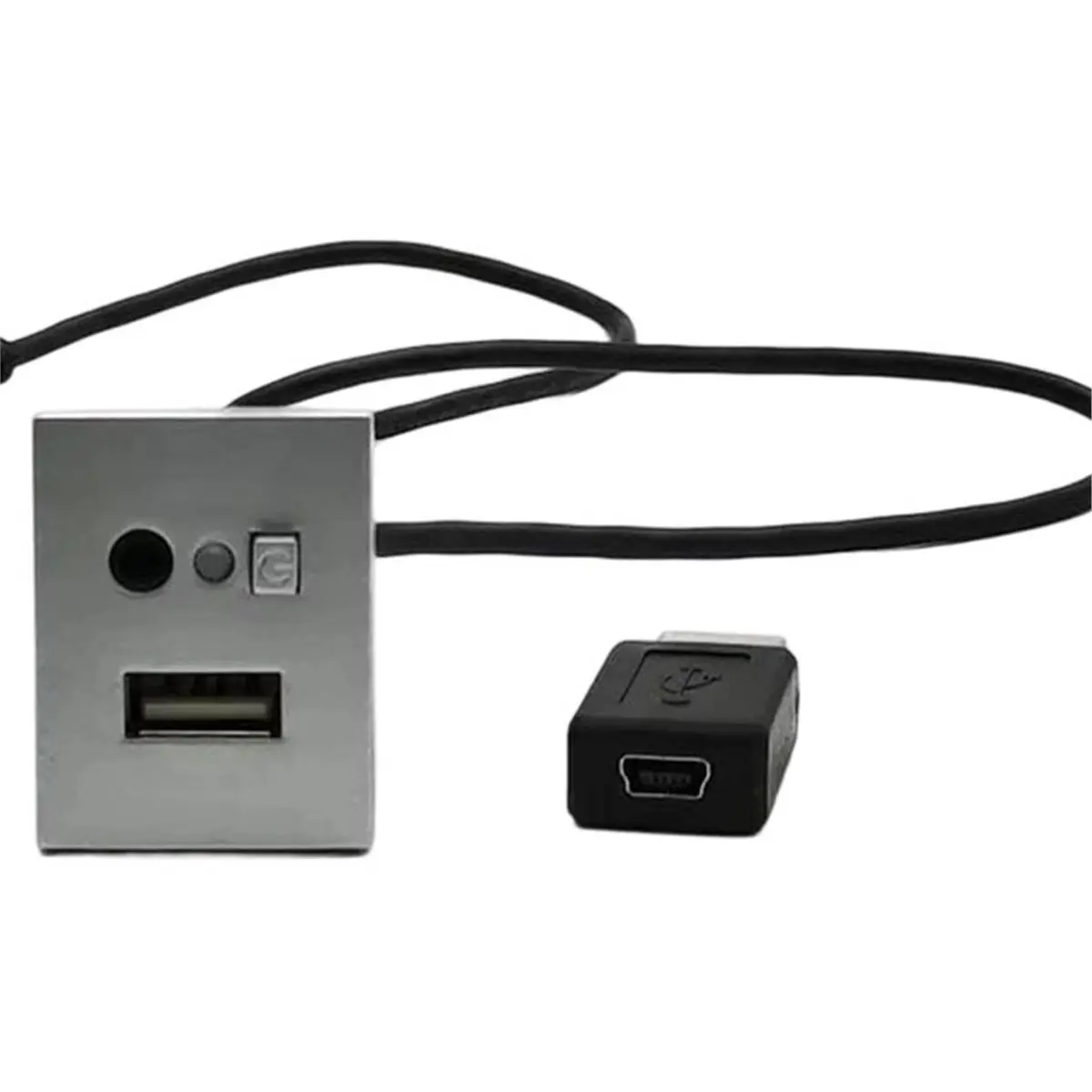 Car USB Input Adapter Mini Cable USB Jack Interface Switch for Focus 2 MK2 2009 2010 2011 C-MAX Mk1 A