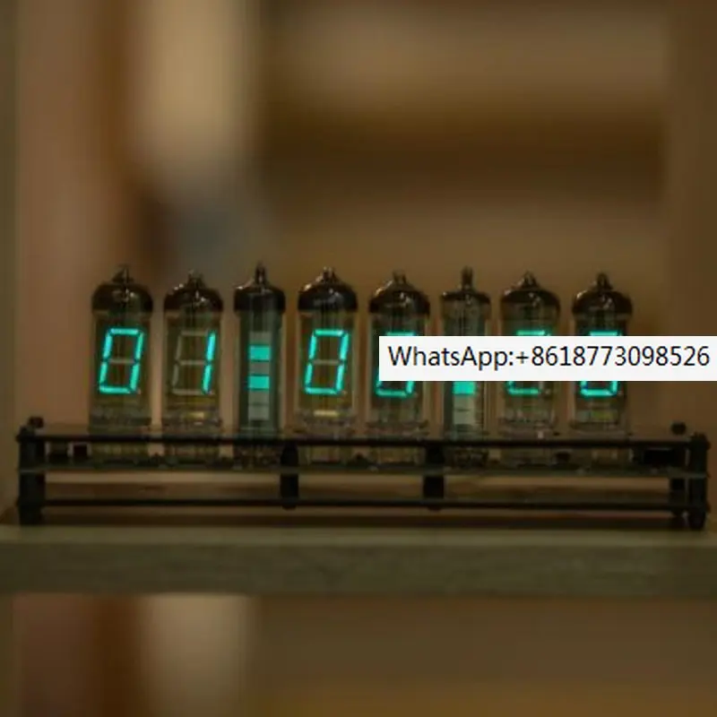 

8Bit 6Bit VFD Clock Retro Fluorescent Tube Glow Clock Motherboard Core Board Control Panel IV11VFD Digital Clock Without IV11