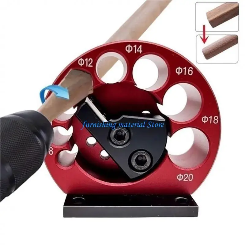 Y5GD Multi Functional 8 Hole Round Cutter Tool For Home Repair Electric Drills Woodworking And Crafting Various Diameter Needs