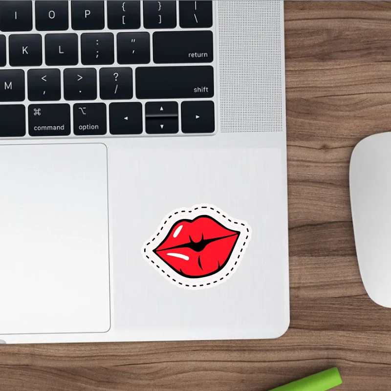 50 pezzi adesivi cosmetici per ragazze carine donna adesivi per decalcomanie fresche impermeabili per bagagli da viaggio per moto fai da te