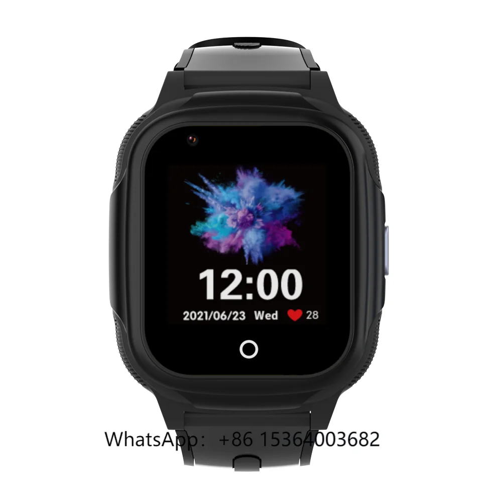 

TJXLWonlex CT16 Intelligent Voice Interaction Kids 4g RTOS GPS Sim Card Smart Watch Deep Waterproof Multiple Watch Faces Black