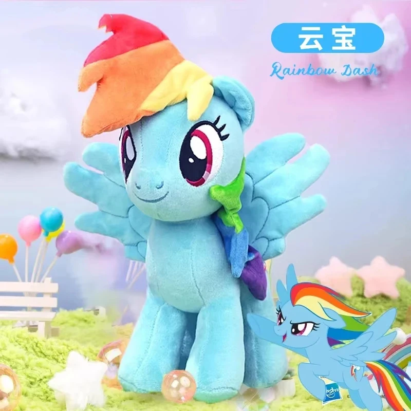 35/30CM My Little Pony Plüschtiere Twilight Sparkle Pinkie Pie Fluttershy Rainbow Dash Weiche Gefüllte Einhorn-Spielzeuge als Geschenk für Kinder