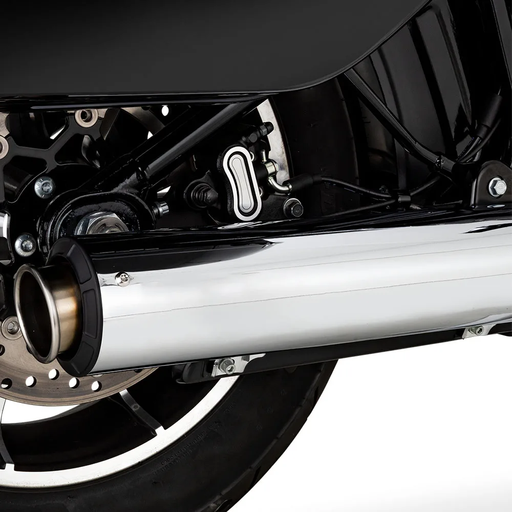 Chrome Stainless Steel Slip-On Exhaust System for 2025 Softail Motorcycle New Compatible with Exhaust Pipes