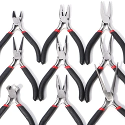1Pcs/lot Multifunctional Hand Tools Jewelry Pliers Equipment Round Nose End Cutting Wire Pliers For Handmade Making Accessories