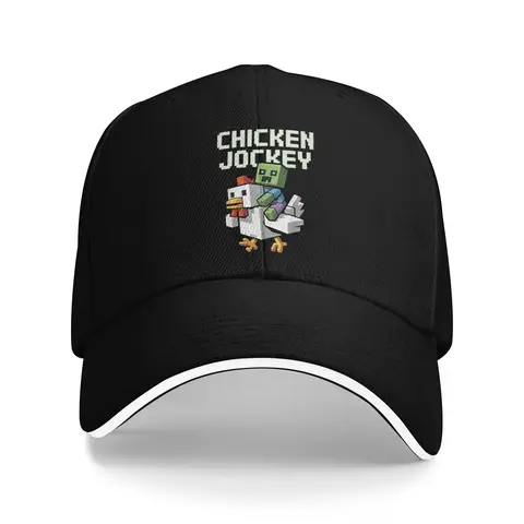 Chicken Jockey Baseball Cap  Outdoor Sport High Quality Hip Hop Hats Men Adult y2k Funny Custom DIY Baseball Caps