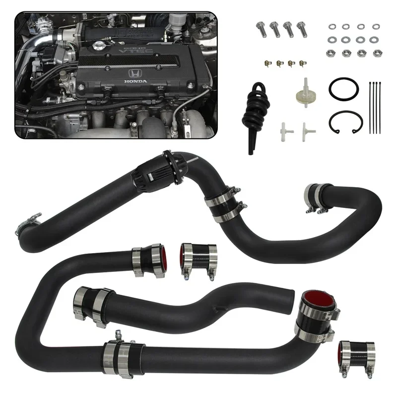 Upgrade Intercooler Pipe & BOV Kit for Honda Civic EG 92-95 EK 96-00 Del Sol 93-97 D15 D16B16 B18 Acura Integra 90-93 DC2 94-01