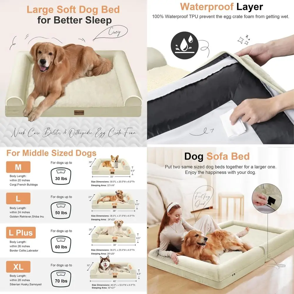 Large Dog Bed Ortho…