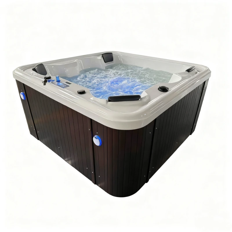 5 people outdoor massage surfing constant temperature relaxation big pool villa yard hotel bath surfing massage spa bath