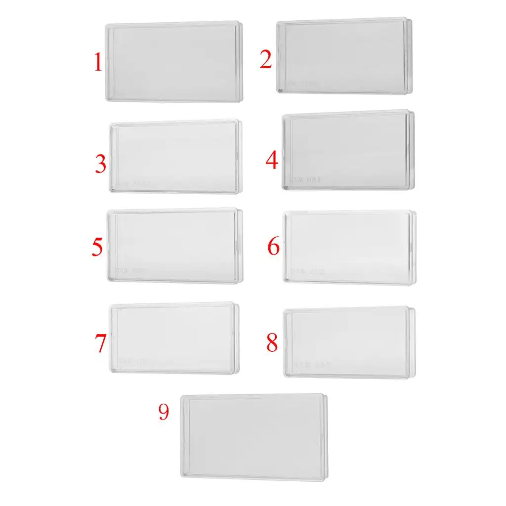 Multipurpose Plastic Collection Box Large Jewelry Organizer Clear Storage Container for Medal Display