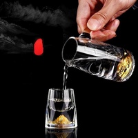 GIANXI Wine Glass Shot Glass Sake Splitter Bottle Wine Glass Decanter Vodka Whiskey KTV Bar Party Home Shot Glass Set