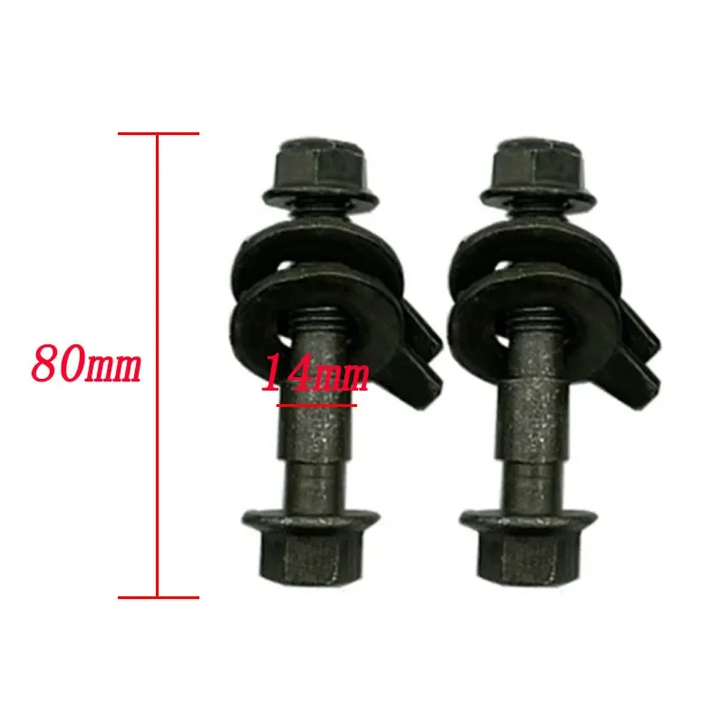 2x10.9 vite di livello dado del bullone della Camber allineamento della ruota dell'auto strumento di riparazione della regolazione della vite eccentrica dell'arco 12mm 13mm 14mm 15mm 16mm 17mm