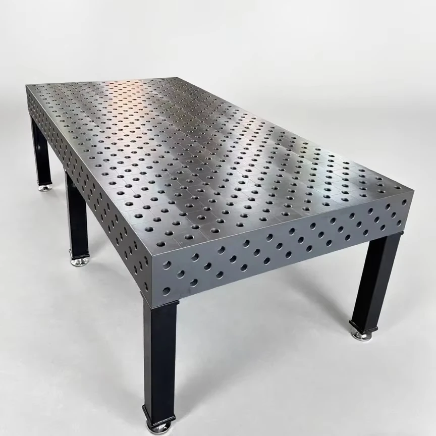 

3D D28 Cast Iron Plasma Nitriding Precision 3D Welding Fixture Table With Accessories For Soldering Stations