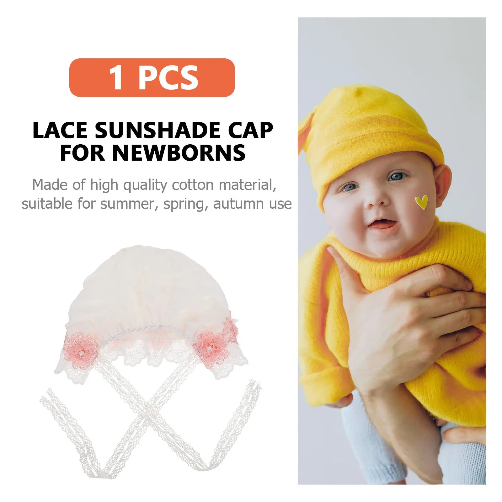 Chapéu de renda protetor solar bebê meninas primavera verão algodão dobrável leve armazenamento infantil chapéu de sol recém-nascido boné de lavagem