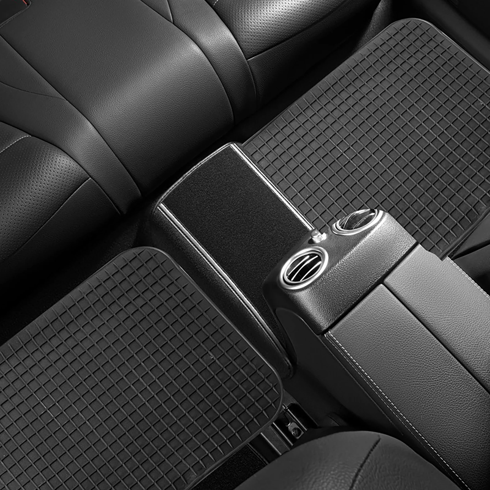 

Car Floor Mats 4pc PVC Waterproof Non Slip Automotive Accessories for Car Foot Mats Full Set Vehicle Floor Mat