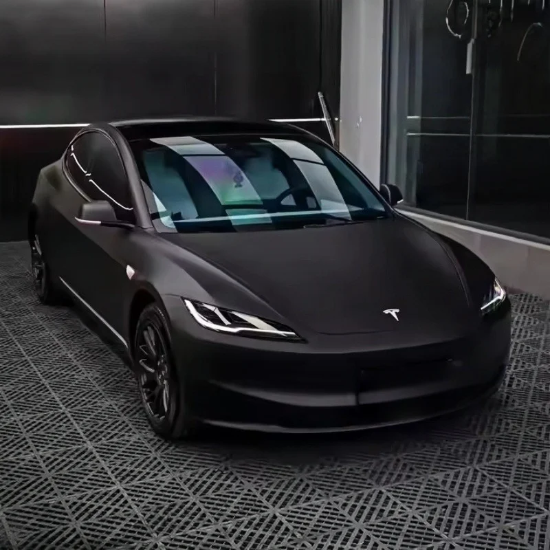 

Премиум 3M атласная черная ПЭТ-пленка для автомобильной пленки виниловая с технологией выпуска воздуха для защиты кузова автомобиля Простота установки Прочный