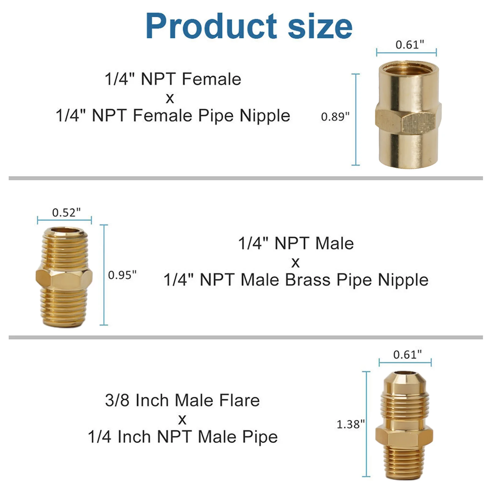 

Excellent Service Life High Quality Practical To Use Brand New Quick Connect Valve Adapter 7 Pcs For Gas Appliances