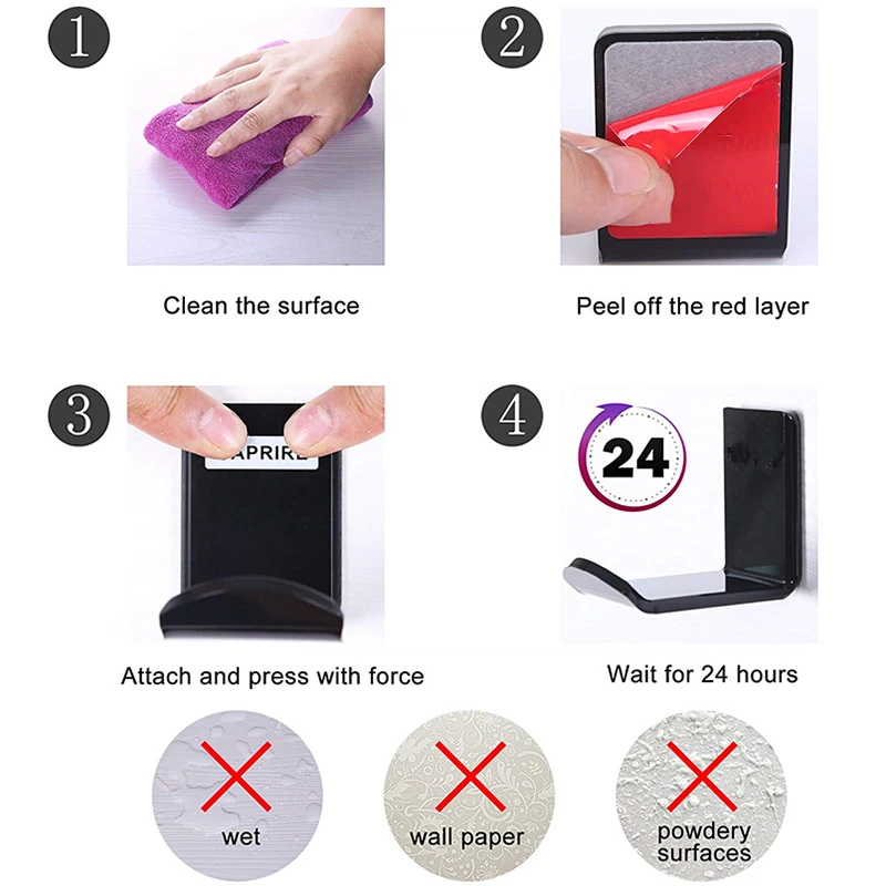 العالمي L شكل سماعة حامل جدار جبل بسيط هوك سماعة الكمبيوتر حامل سماعة الاكريليك عرض حامل