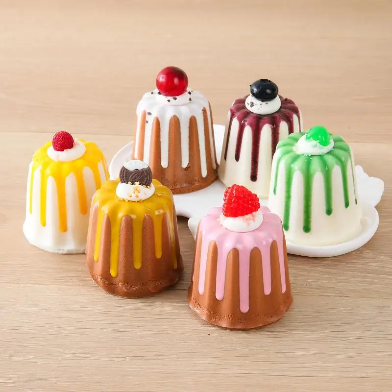 【BS】1PC Artificial Fruit Cake Cookies Fake Food Decoration Photography Pro Food Simulation Cake Model Tea Table Decoration