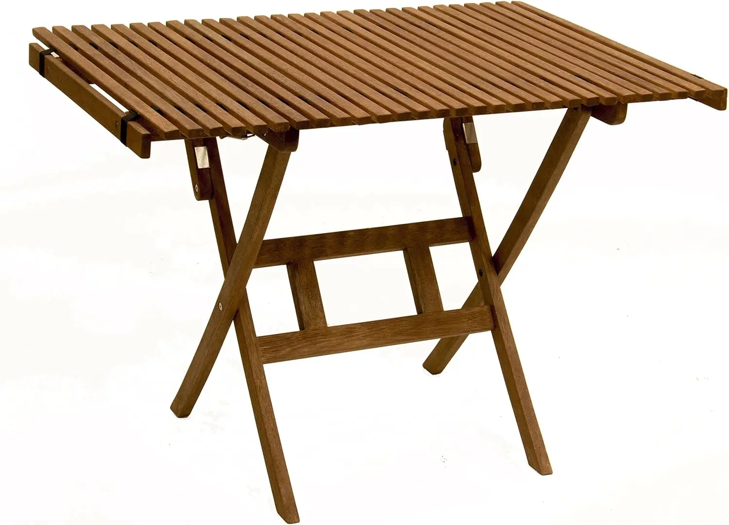 BYER OF MAINE - Pangean Roll Top Folding Wood Table, Hardwood Portable Table for Bistro, Deck, or Camping, Use Indoors or Outdoo