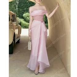 Elegant Long Evening Dresses for Women Off the Shoulder Floor-Length Mermaid Prom Party Wedding Gala Special Events Dress 2024