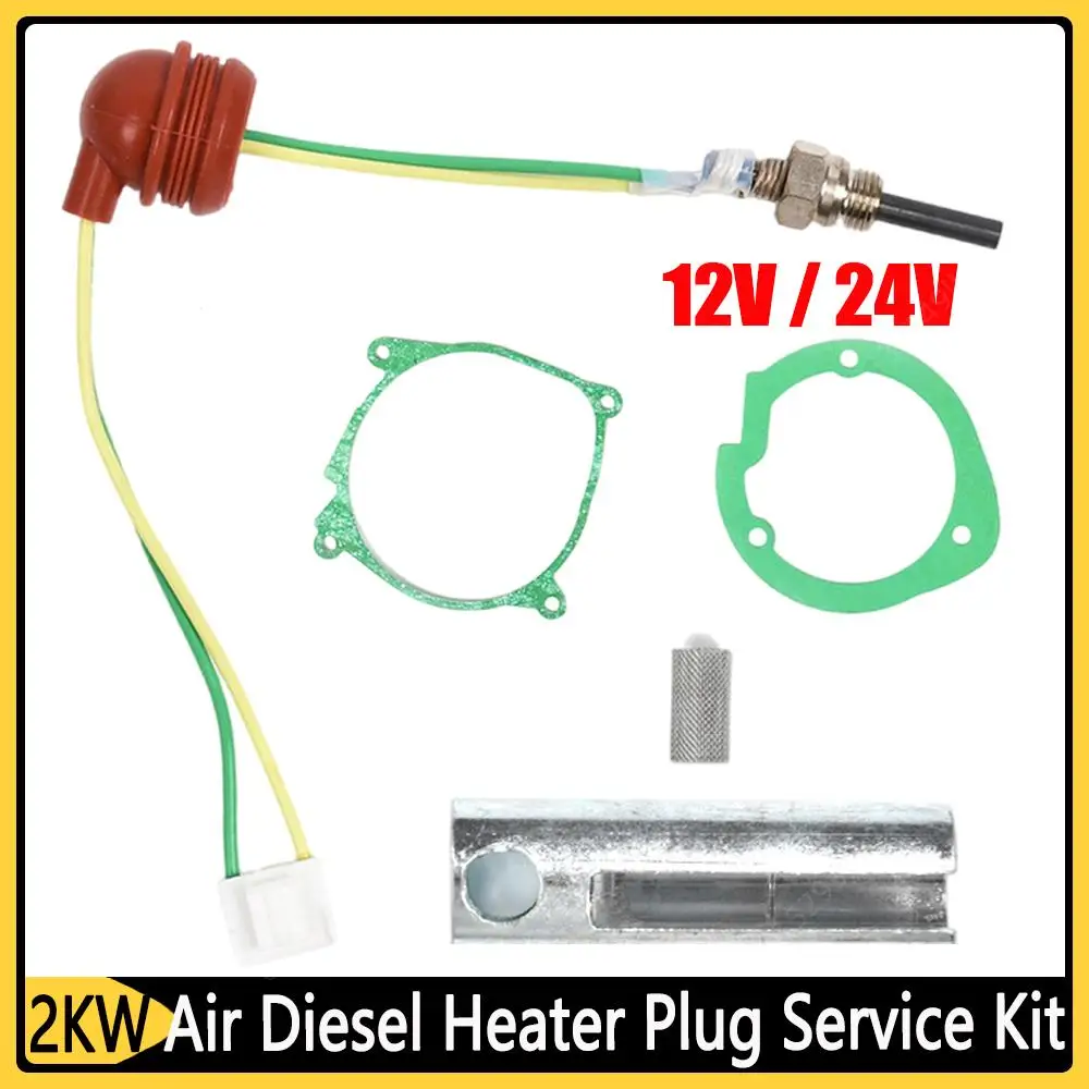 

12/24V 2KW Parking Heater Car Accessories Car Air Parking Heater Vehicle Heating Ignition Plug Seal Repair Part For Webasto
