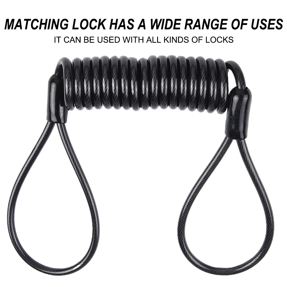

Cable Disc Lock Reminder 1pc 4mm Approx. 120cm Car Accessories Car Parts Plastic Steel Coil High Quality Material