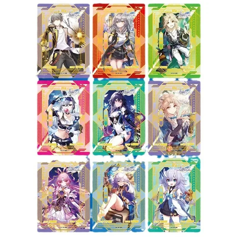 Honkai Star Rail Card Zeldzame verzamelkaarten Game Genshin Impact Honkai Star Railway Anime Merchandise Verzamel festivalgeschenken