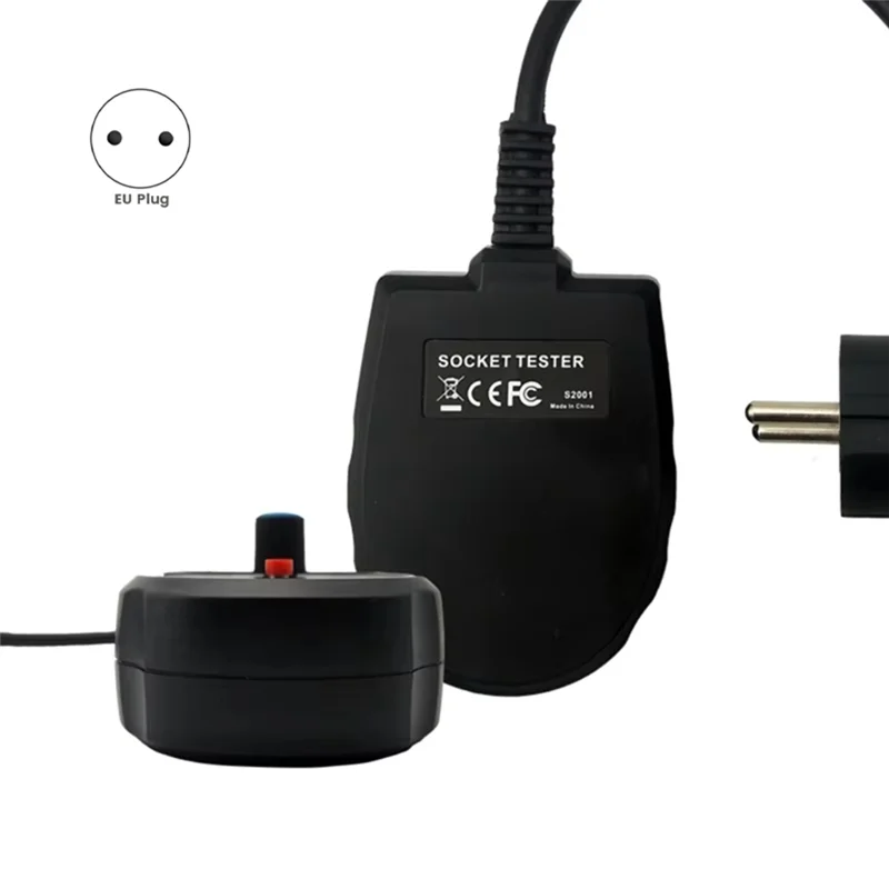A70P S2001 Socket Tester Socket Tester Multifunctionele Driefasige Circuit Socket Circuit Lekkage Detector EU Plug