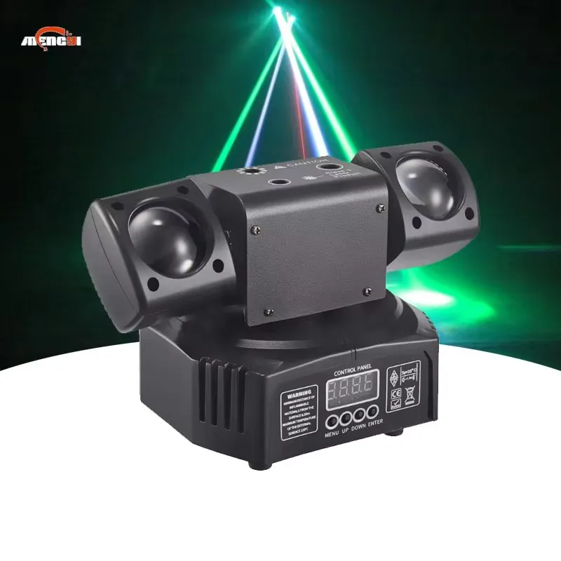

Mini Affordable New 36W Rgbw 2 Arms Bee Eye Spider Moving Head Red Green Laser Strobe With Remote Control