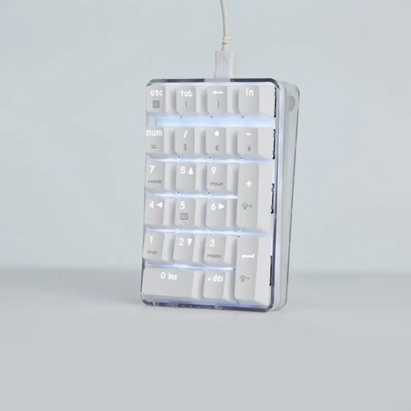 G6DD المتانة 21key لوحة مفاتيح لوحة مفاتيح مع تصميم مقاوم للماء Numpad
