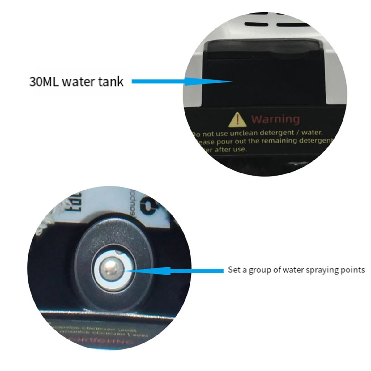 A14G-Window Cleaning Robot 5600PA Suction Spray Electric Window Cleaning Robot Antifall Remote Control Vacuum Cleaner US Plug