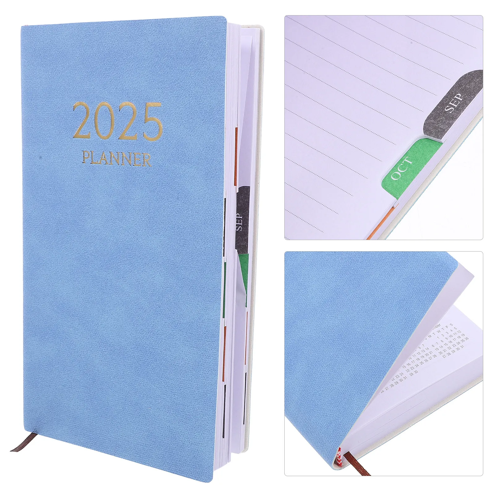 

Ежедневник-планировщик A6 на 2025 год: ежедневный, еженедельный, ежемесячный, академический, для офиса и дома