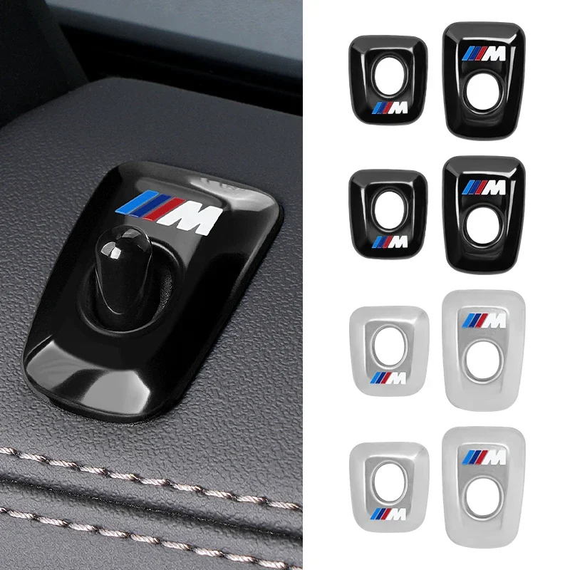 

4PCS Car Door Lock Lift Protective Cover Door Pins Decorative Sticker BMW Accessories For BMW X5 G05 2024 2023 2022 2021 2020
