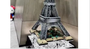 The 2026 New Stock Hot Selling Grand Iron Tower Building Toy Model in Paris, Suitable for Home Decoration and Adult Toy Gifts