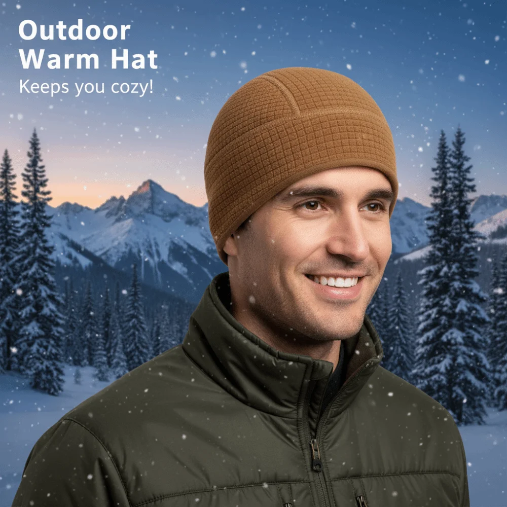 

Ear Protection Winter Running Hats Warmer Windproof Running Winter Sport Cap Breathable Sweat Absorption Outdoor Warm Hat Hiking