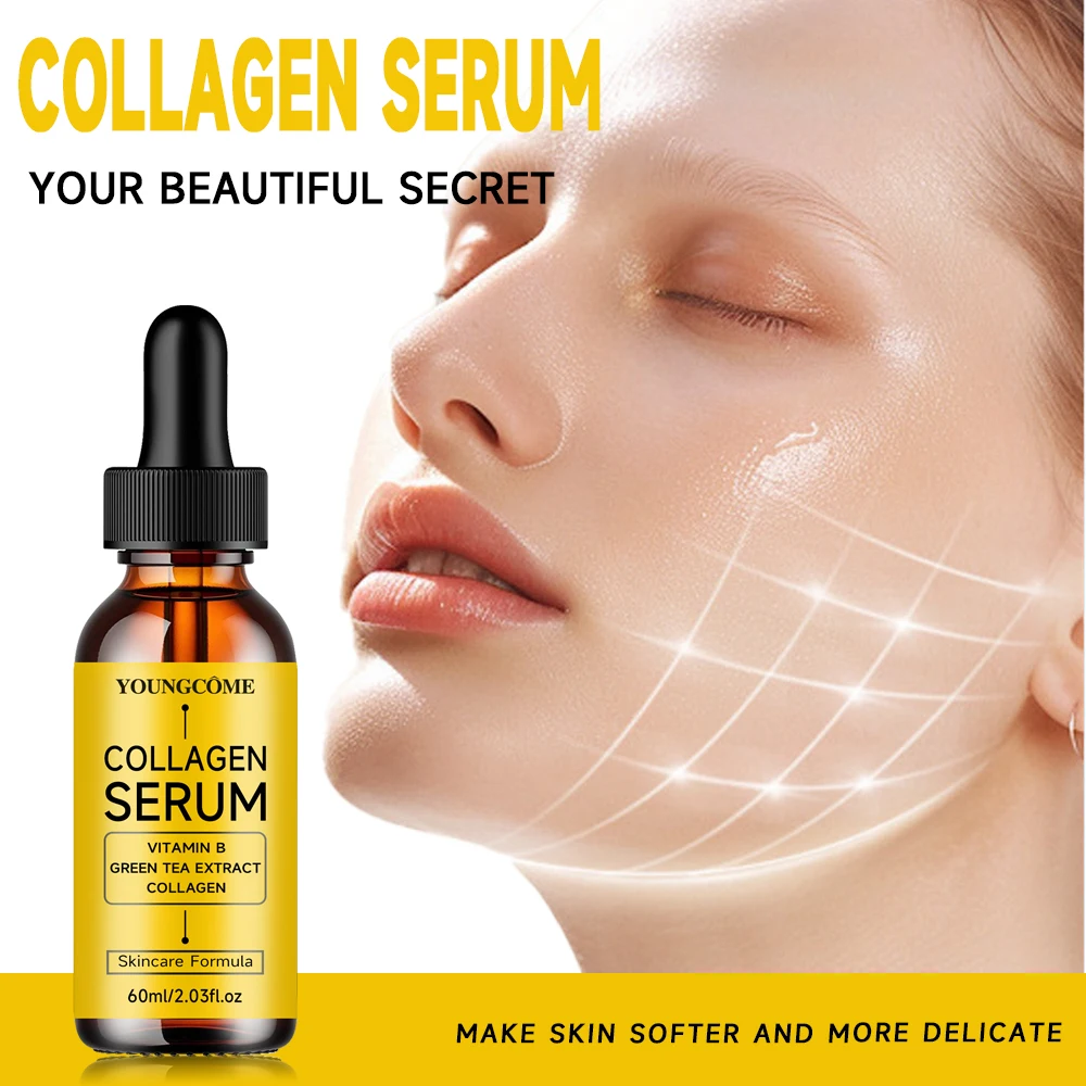 Collagen Essence Face Treatment - Boosts Elasticity, Brightens Skin,Lifting Firming Exfoliating Anti aging Whitening Skin Care