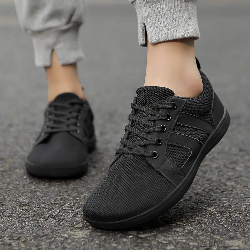 Outdoor couples Walking Shoes Wide Low-top Barefoot men Shoes Minimalist Zero Drop Shoes for man Breathable Fashion men Sneakers