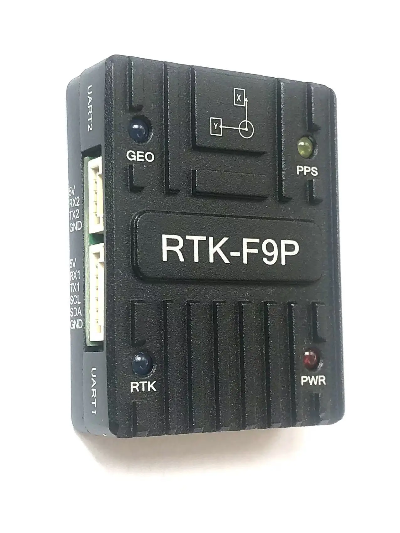 High-precision GNSS receiver with compass, built-in ZED-F9P module, centimeter-level positioning