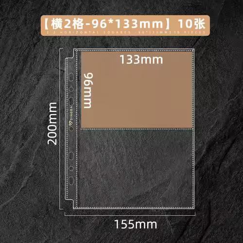SINGBA 10pcs Clear Sheets Sleeve Acid free-No CPP loose-leaf Pages for A5/A4 Binder 4/ 9grid Pocket 3inch Photocard Protector - Image 15