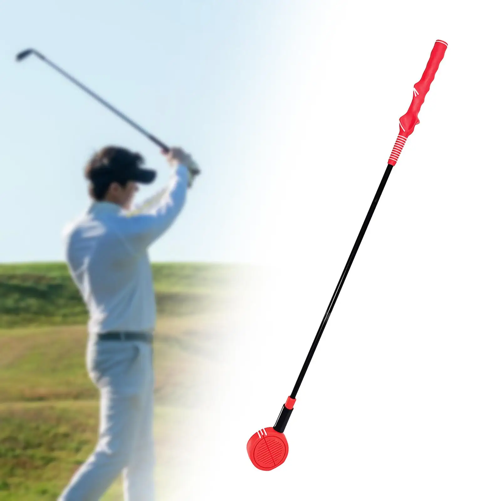 Golf Swing Trainer Golf Trainer Golf Swing Practice Rod Effectively Improve Swing Skill Lightweight Golf Swing Training Tool