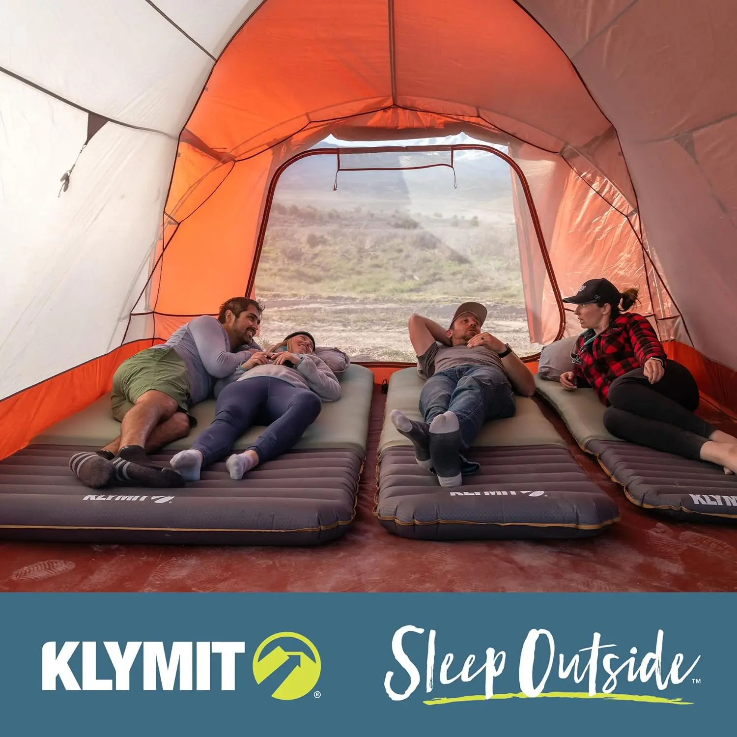 Cama de ar lofted para caminhadas e mochilão, almofada de dormir inflável para camping com espuma viscoelástica, verde