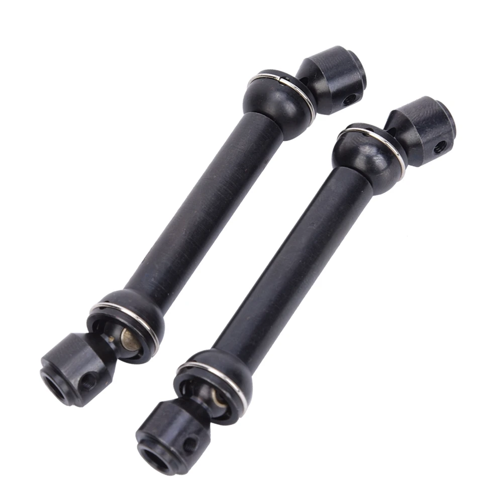 2 Pcs Black Metal CVD Drive Shaft Accessories for Axial SCX10/CC01/D90/D110 1/10 RC CarBlack(88-113mm)