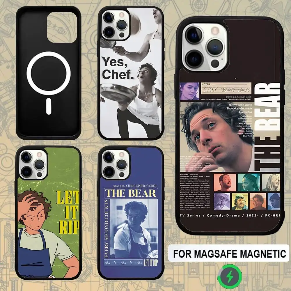 

The B-Bear Jeremy For Magsafe Wireless Charger Case For iPhone 15,16,17,13,14,11,12,Pro,Max,Plus,E,Air,Mini Cover