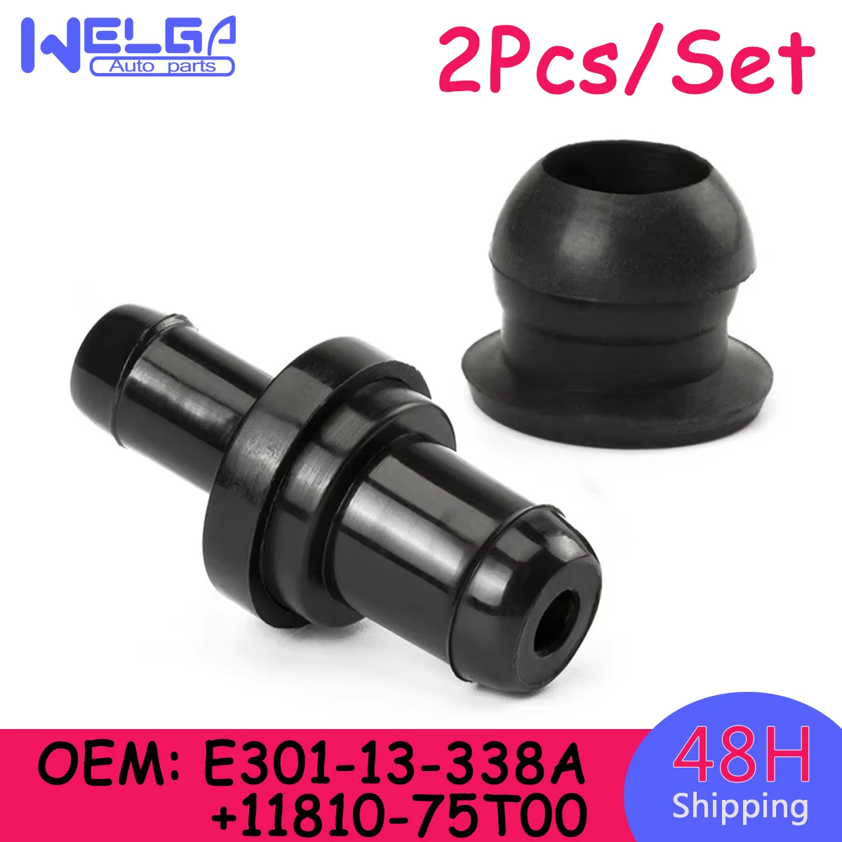 Repair for Nissan for Infiniti PCV Valve Sensor&Grommet Kit 11810-0M300 11810-6P000 118100M300 118106P000 17130P2MA01 1181241B00