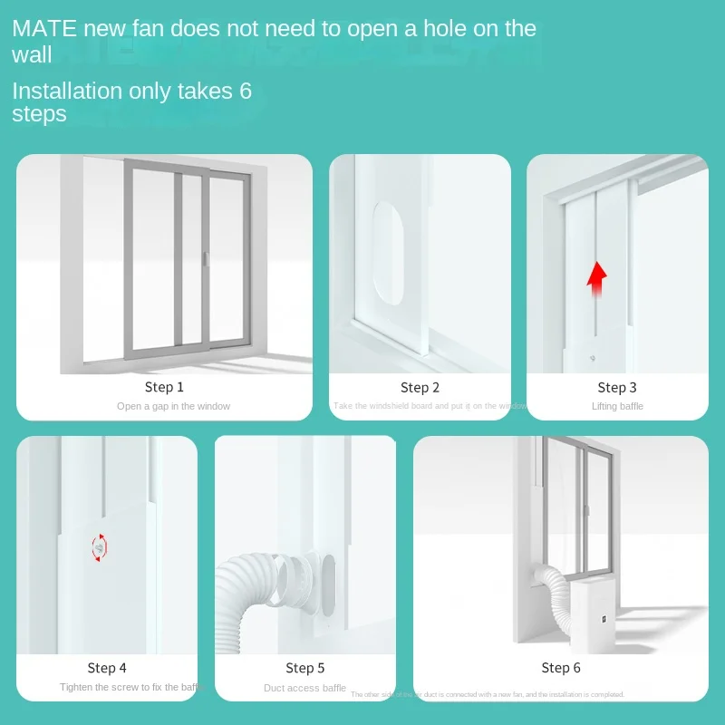 220V Fresh air fan, household fresh air system,  ventilation fan, ventilation, formaldehyde and haze removal purifier