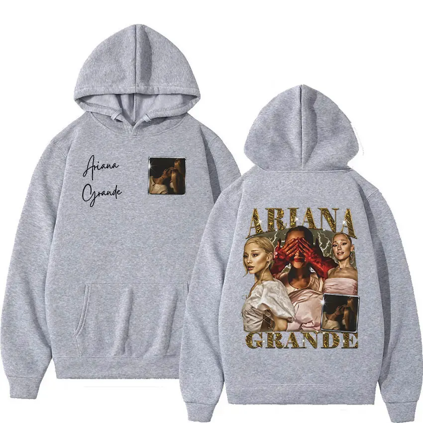 Retro Ariana Grande Eternal Sunshine 2024 Graphic Hoodie Men Women Fashion High Quality Oversized Sweatshirt Pullover Streetwear