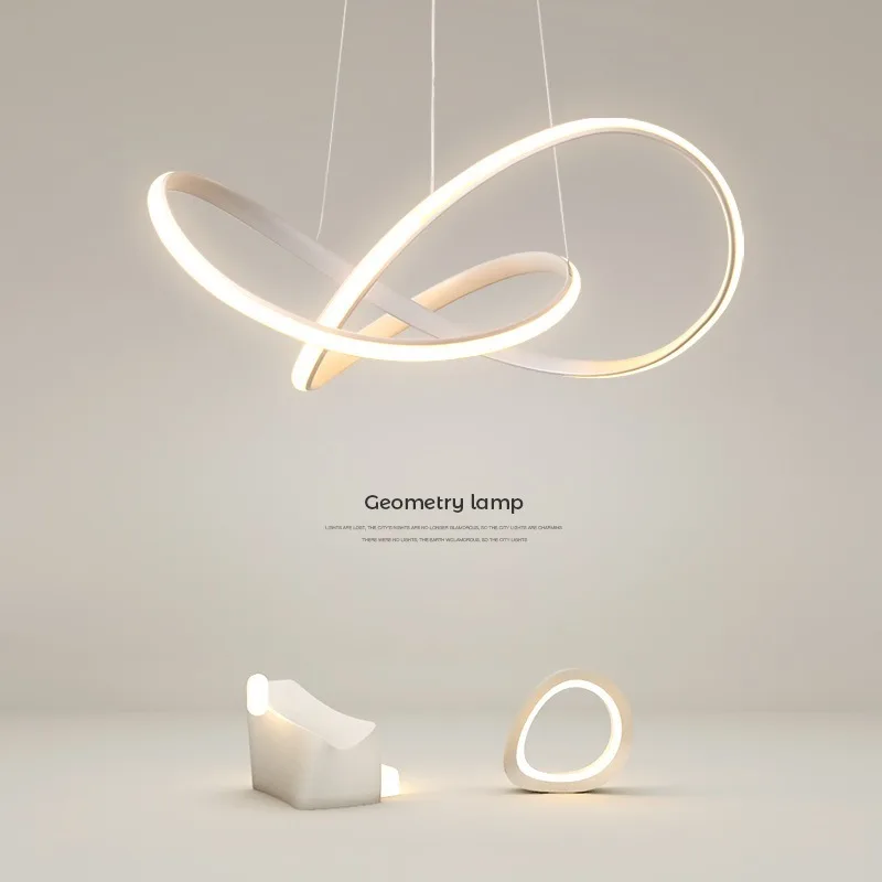 Atmospheric living room light led chandelier personality modern simplicity creative room master bedroom light study dining room
