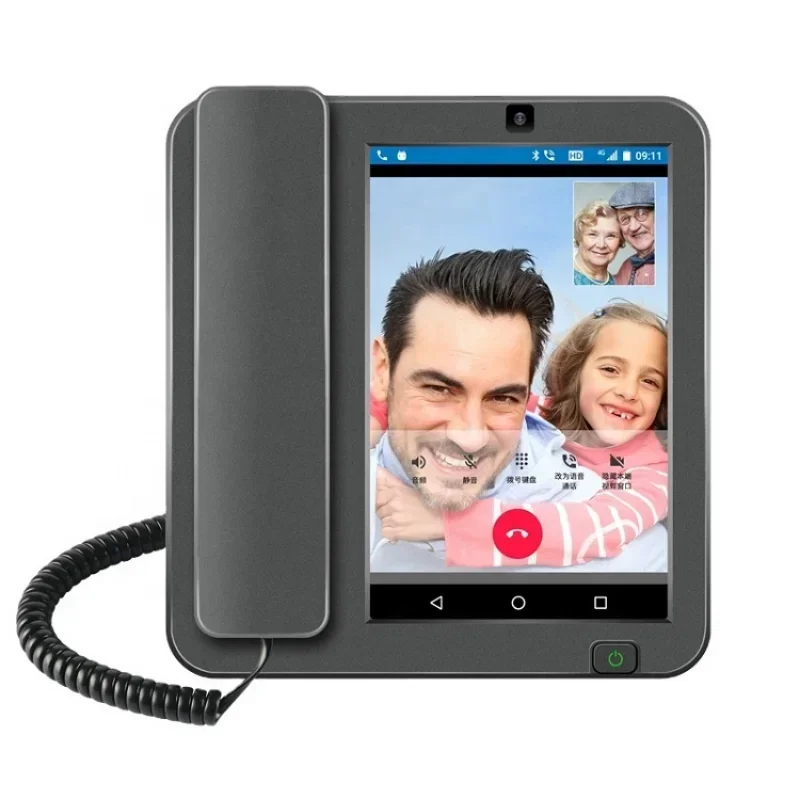 Sim Card Fixed Phone High Performance VoIP Call PSTN Call Method 4G LTE Video Phone