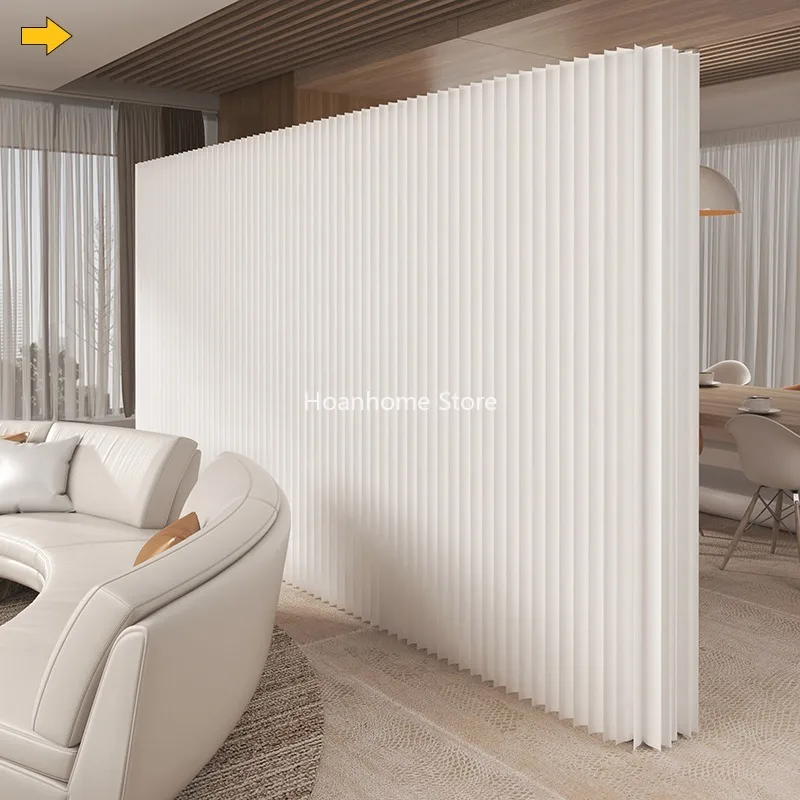 

Screen Room Dividers Office Partition Removable Folding Baffle 2M Height Creative Home Decor White Brown Organ Paper Wall