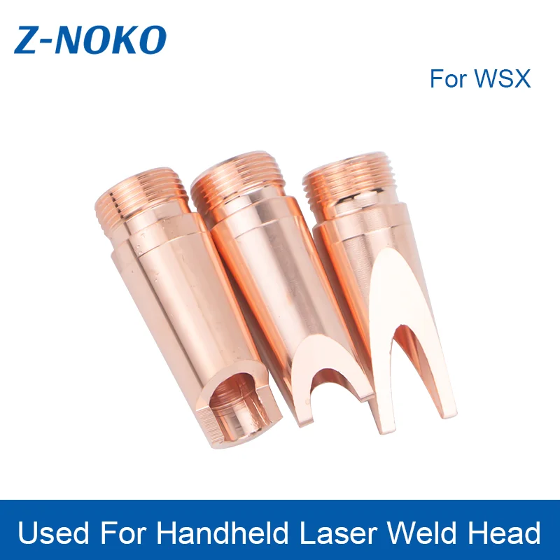 ZNOKO Laser Hand-held Laser Welding Nozzle M11 Mount Thread with Wire Feed for 1064nm Handheld Welding Torch Welding Accessories